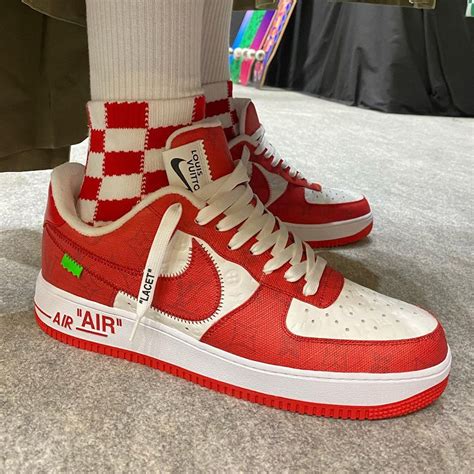 lv x nike air force 1 red|nike air force 1 original.